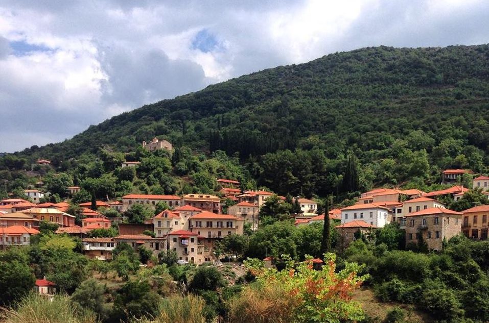 Catherine Faherty's father's village Andritsaina, Greece